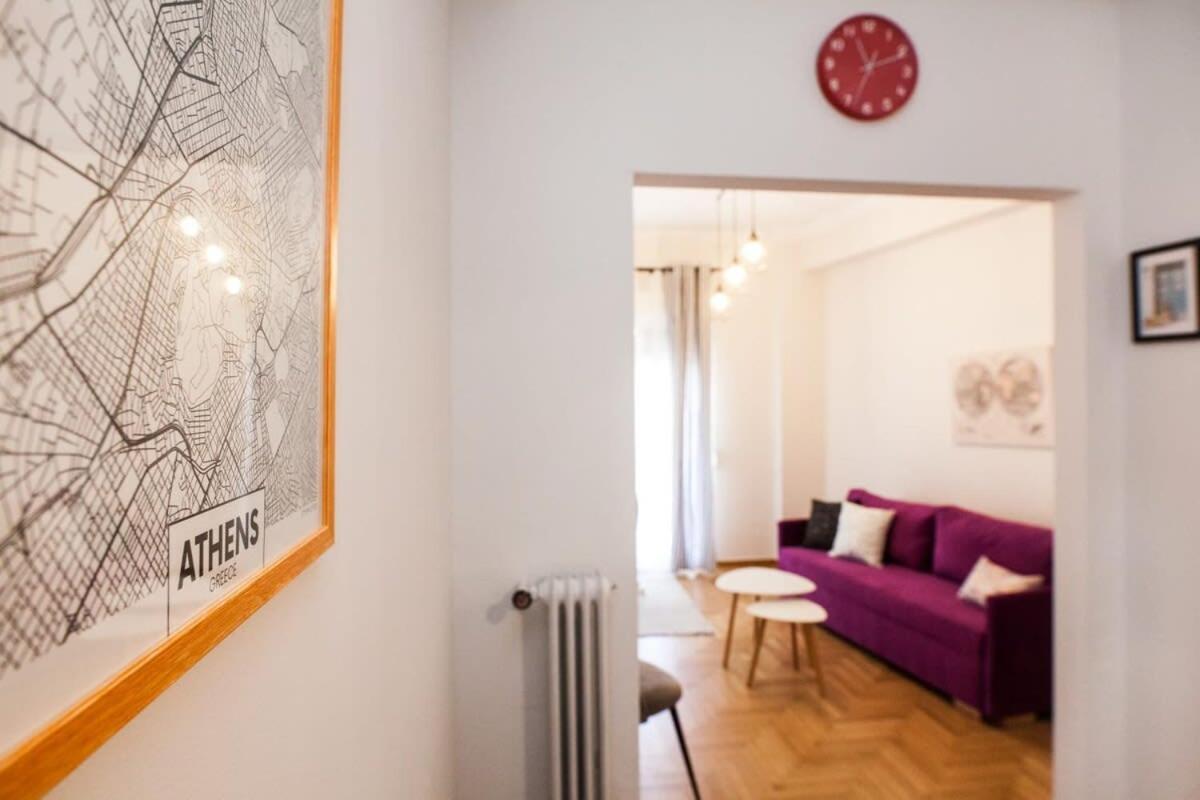 Contemporary Stylish Apartment Located Near Metaxourgeio Area Афины Экстерьер фото